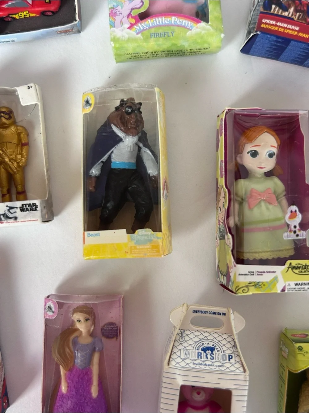 Huge Mini Brands Toy Lot 21 Disney Princess Marvel Hot Wheels BAB Star Wars Robo